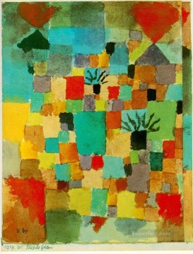  Klee Oil Painting - Southern Tunisian Gardens 1919 Expressionism Bauhaus Surrealism Paul Klee